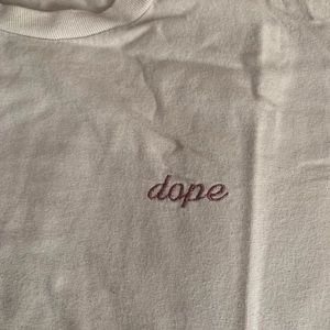 ⭐️ 3 for $20 Brandy Melville DOPE embroidered T-shirt